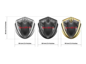 Dacia Emblem Fender Abzeichen High-End Look Drift Stil